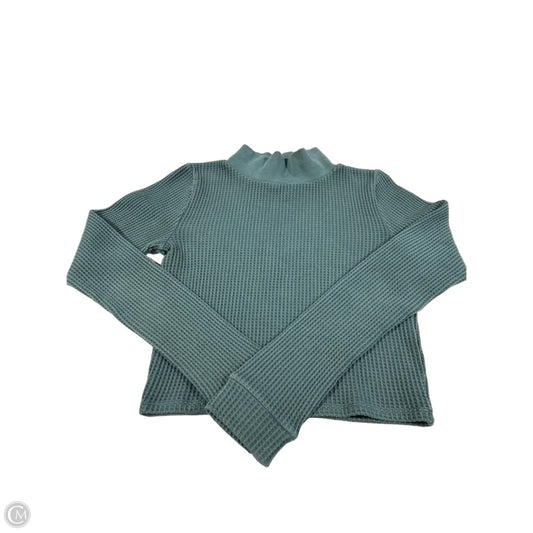 Top Long Sleeve By Aerie In Green, Size: M
