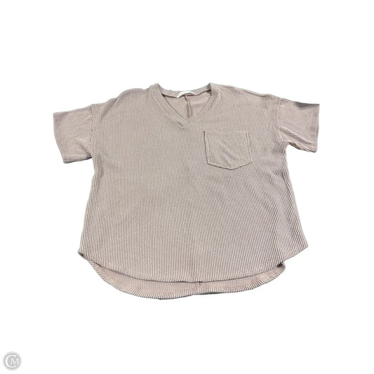 Top Short Sleeve By Altard State In Mauve, Size: M