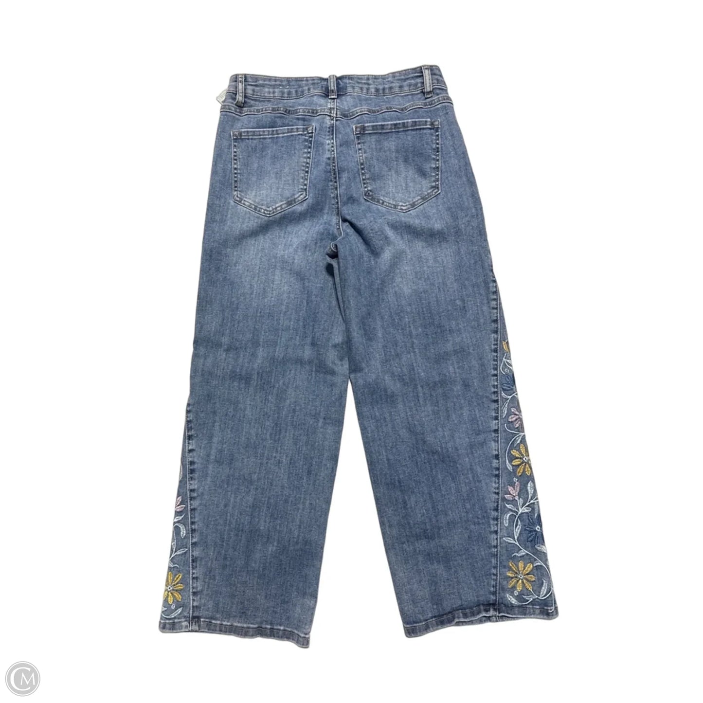 Jeans Cropped By Tribal In Blue, Size: 6
