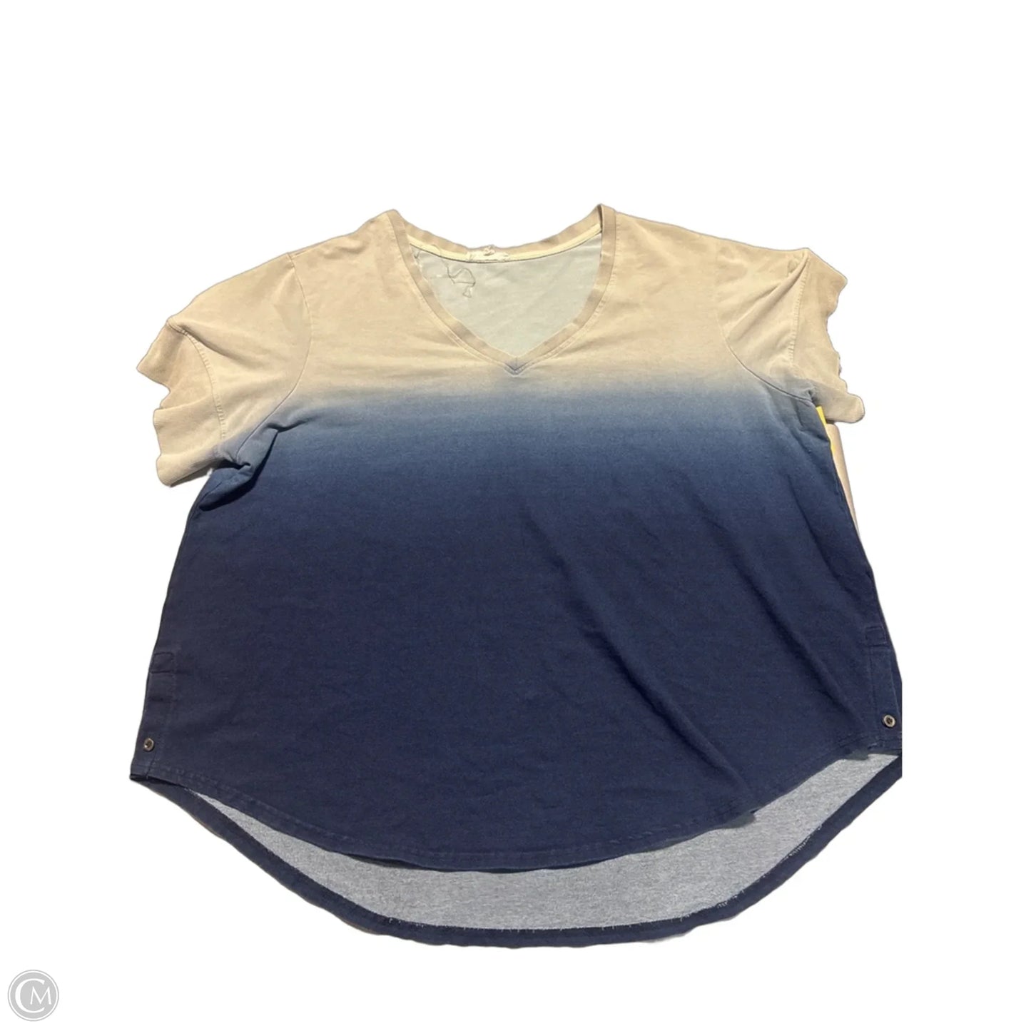 Top Short Sleeve By Jane And Delancey In Blue, Size: 3x