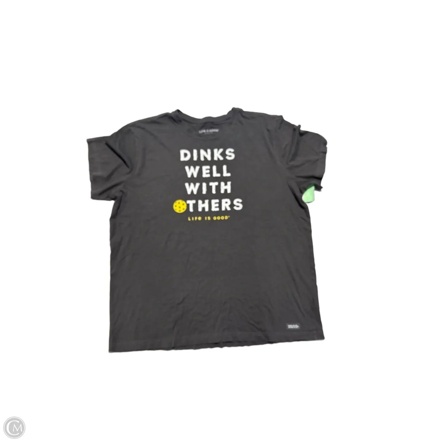 Top Short Sleeve Basic By Life Is Good In Grey, Size: Xl