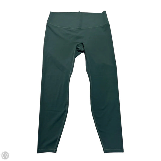 Athletic Leggings By Fabletics In Green, Size: Xl