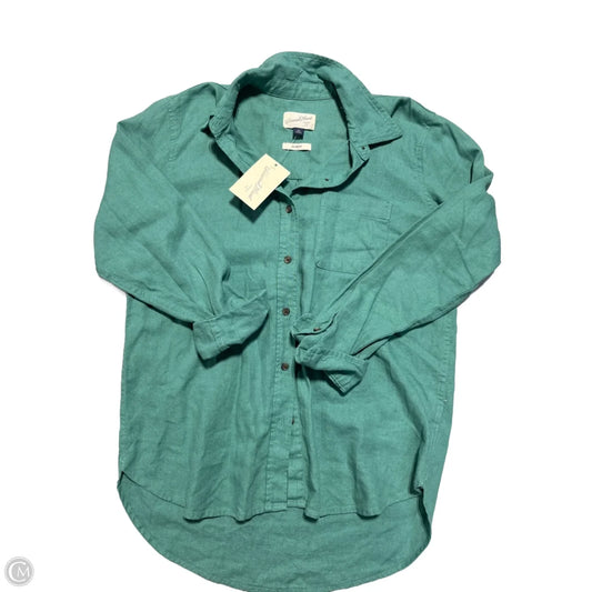 Top Long Sleeve By Universal Thread In Green, Size: Xs