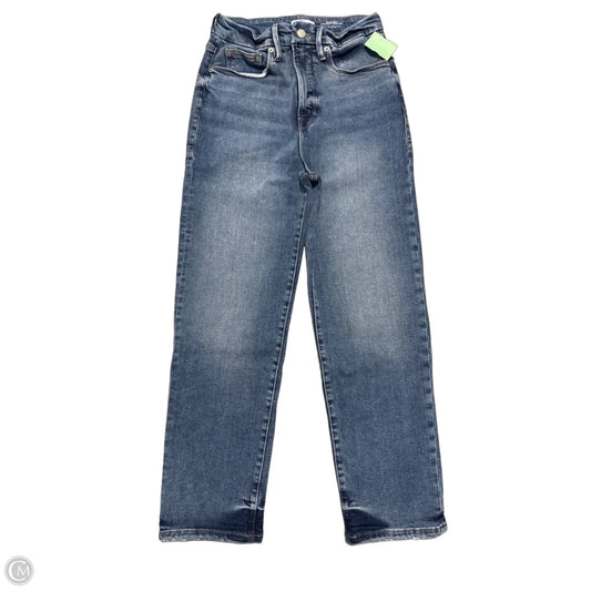 Jeans Straight By Good American In Blue, Size: 6