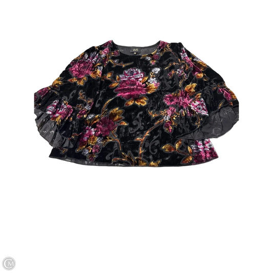 Top 3/4 Sleeve By W5 In Black, Size: S