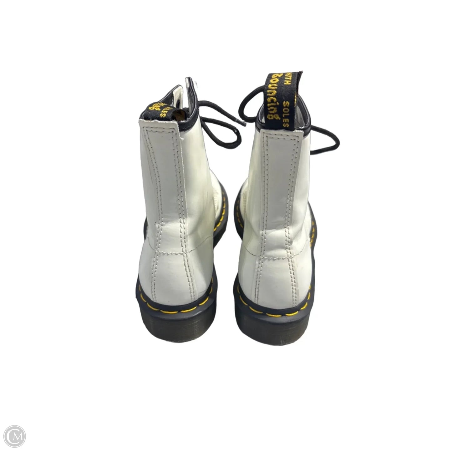 Boots Ankle Flats By Dr Martens In White, Size: 7