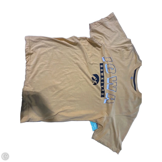 Top Short Sleeve By Colosseum In Yellow, Size: Xl