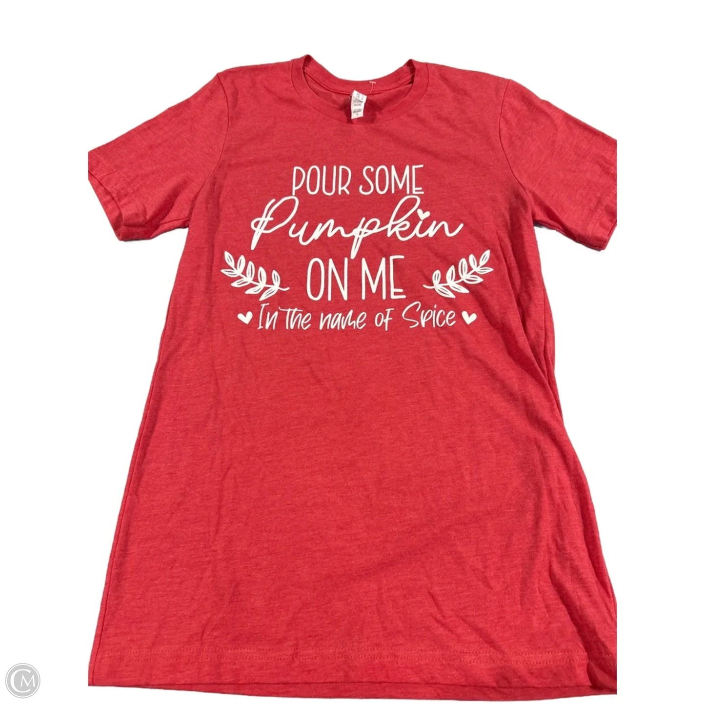 Top Short Sleeve Basic By Bella + Canvas In Red, Size: S