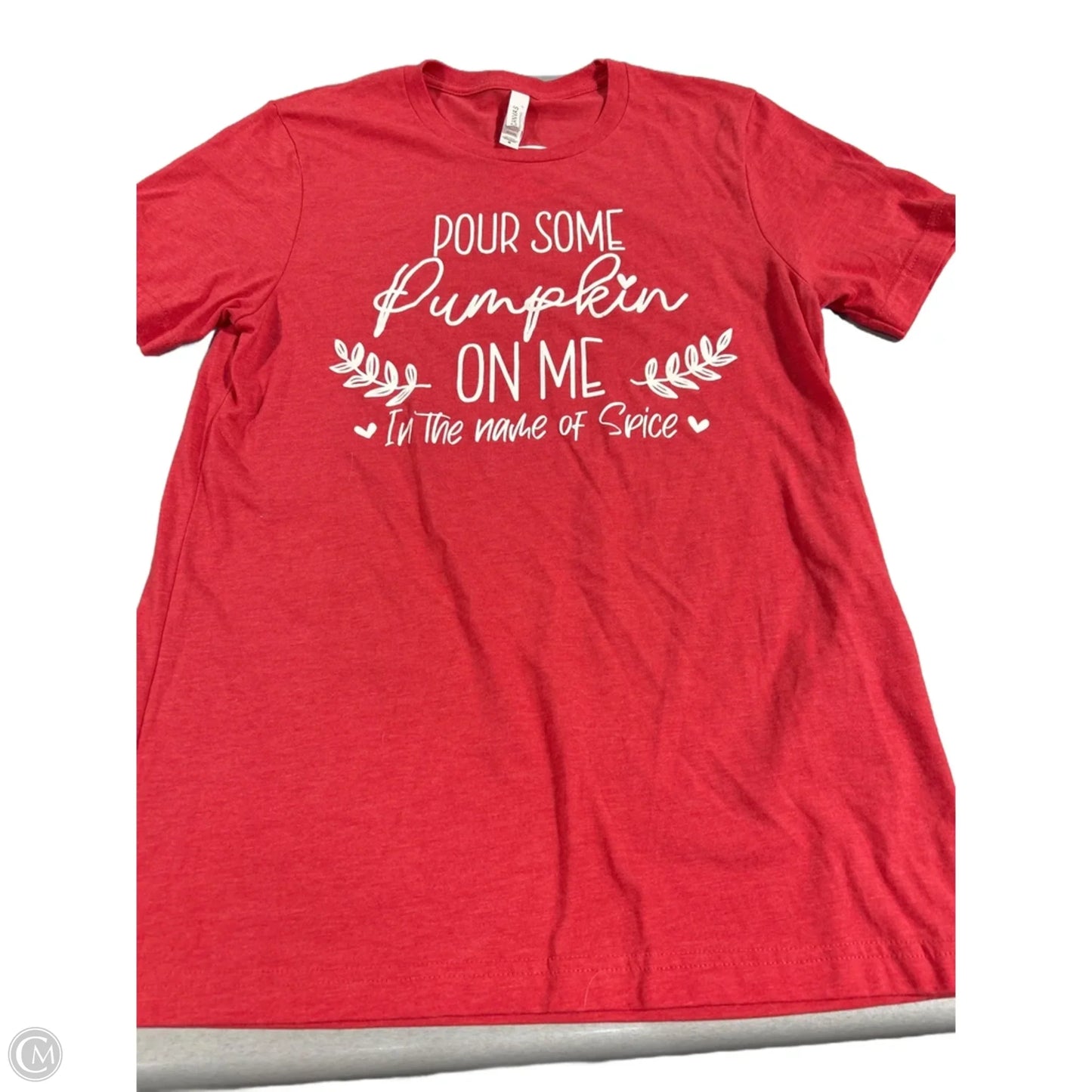 Top Short Sleeve Basic By Bella + Canvas In Red, Size: M