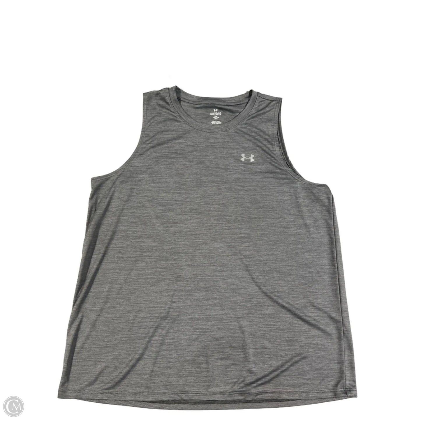 Athletic Tank Top By Under Armour In Grey, Size: Xl