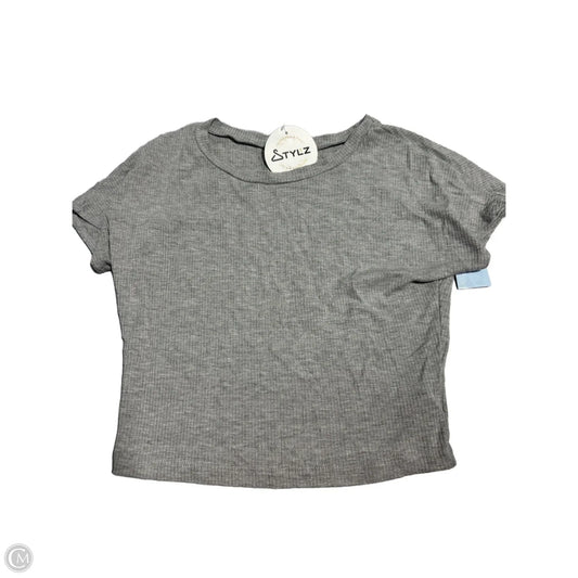 Top Short Sleeve Basic By Cme In Grey, Size: M