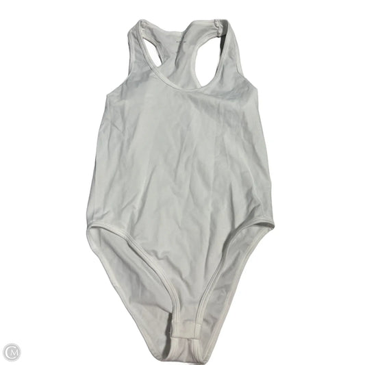 Bodysuit By Zenana In White, Size: M