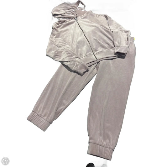 Top 2pc Long Sleeve By Express In Pink, Size: S