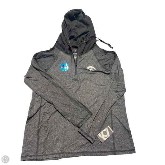 Top Long Sleeve By Colosseum In Black & Grey, Size: Xl