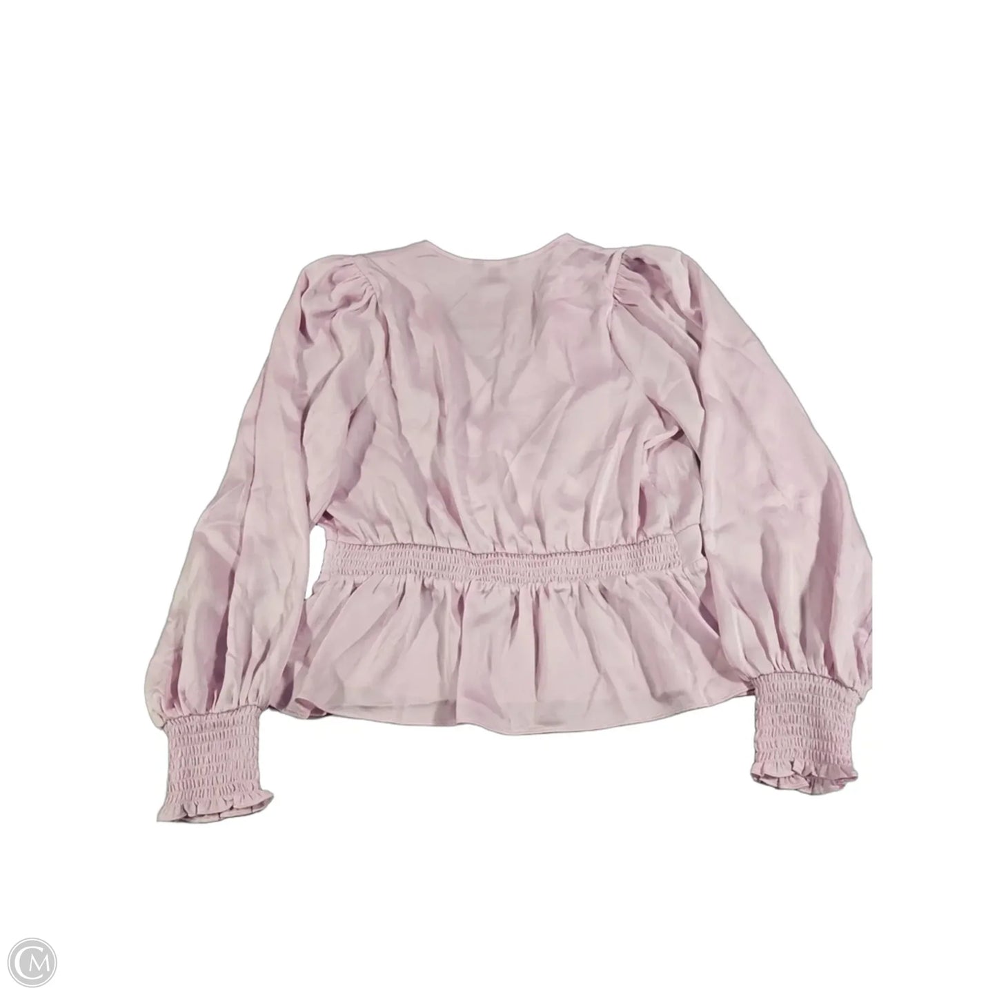 Top Long Sleeve By Express In Pink, Size: M