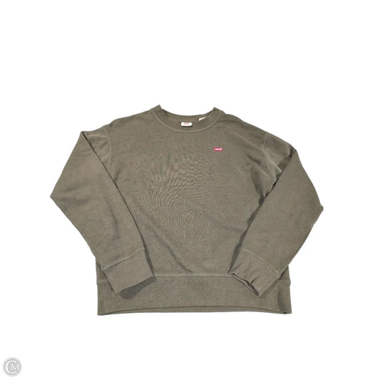 Sweatshirt Crewneck By Levis In Green, Size: Xs