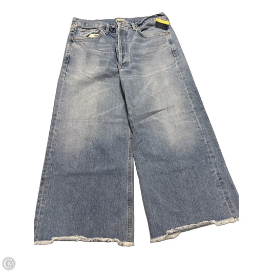 Jeans Cropped By Citizens Of Humanity In Blue Denim, Size: 14