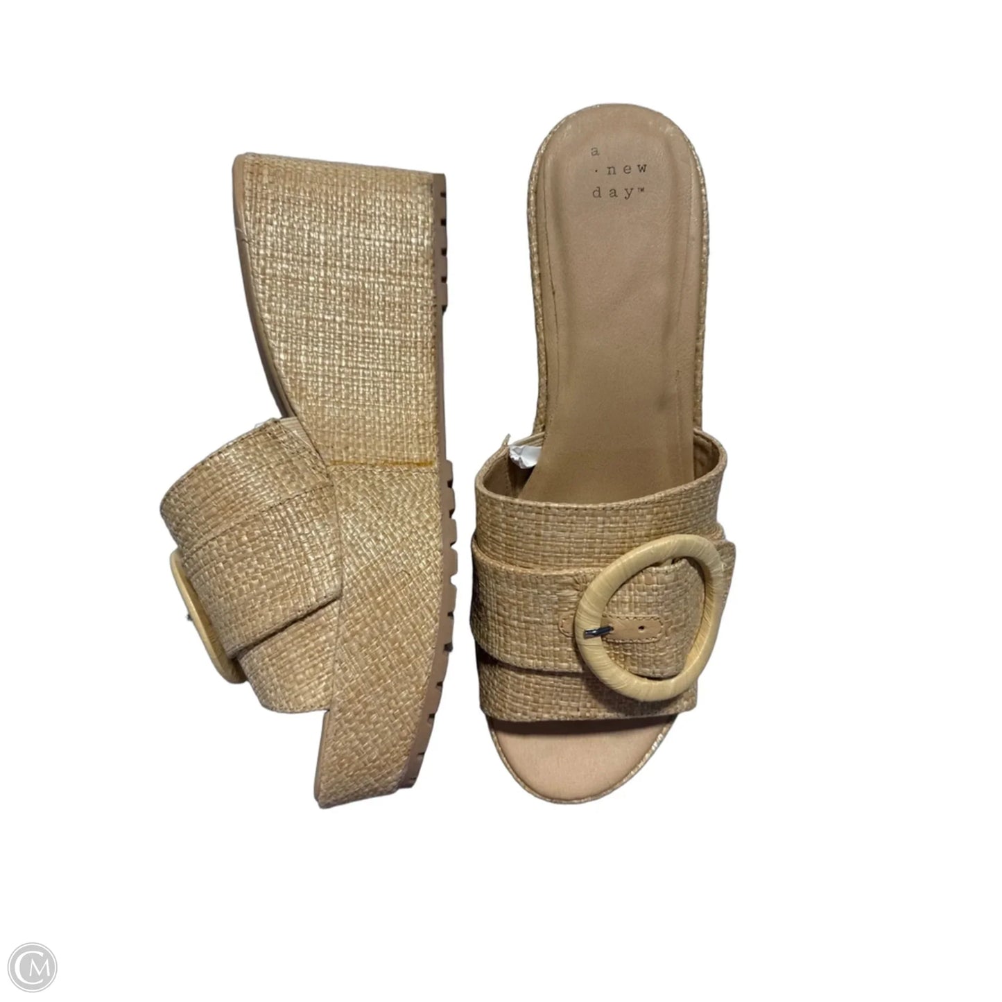 Shoes Flats By Cmc In Black & White, Size: 9.5
