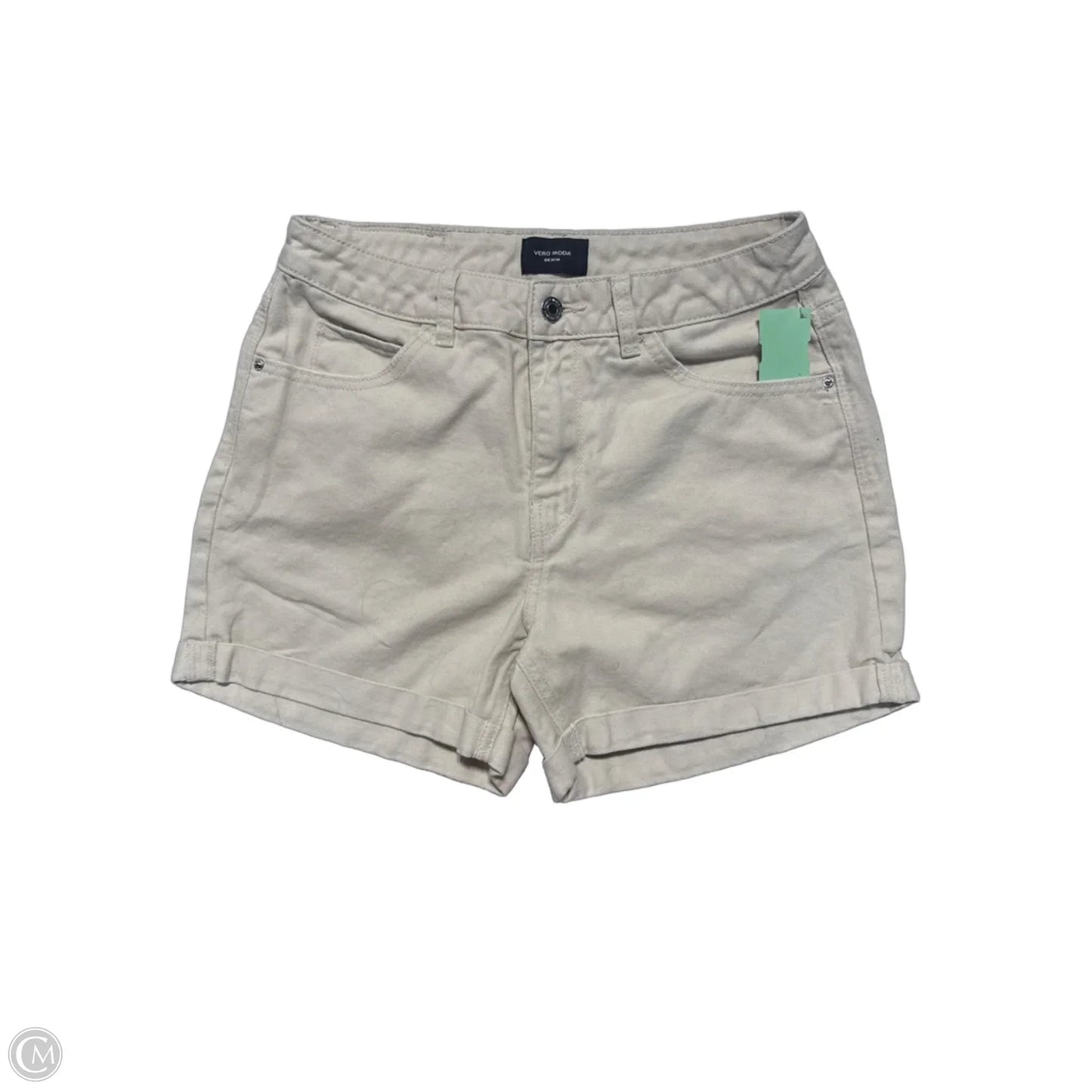 Shorts By Vero Moda In Tan Denim, Size: M