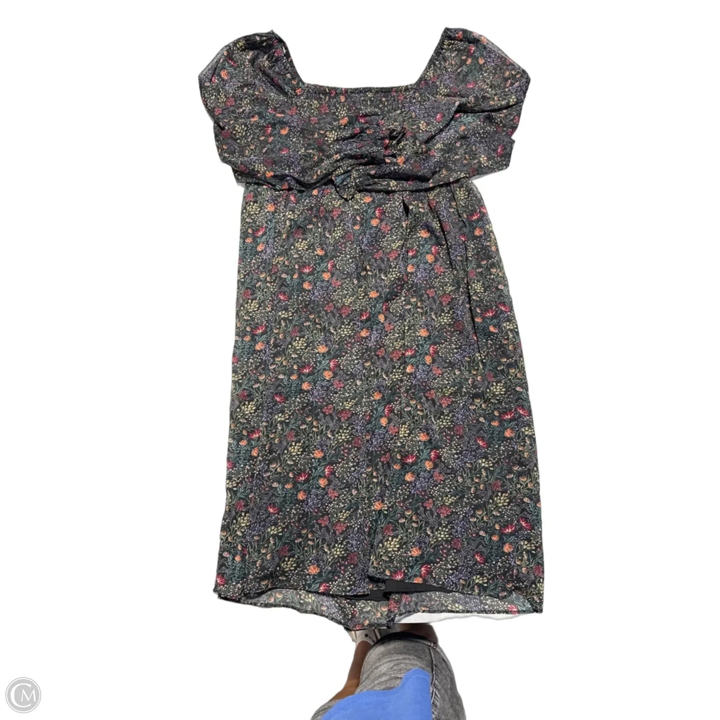 Dress Casual Midi By Forever 21 In Floral Print, Size: 3x
