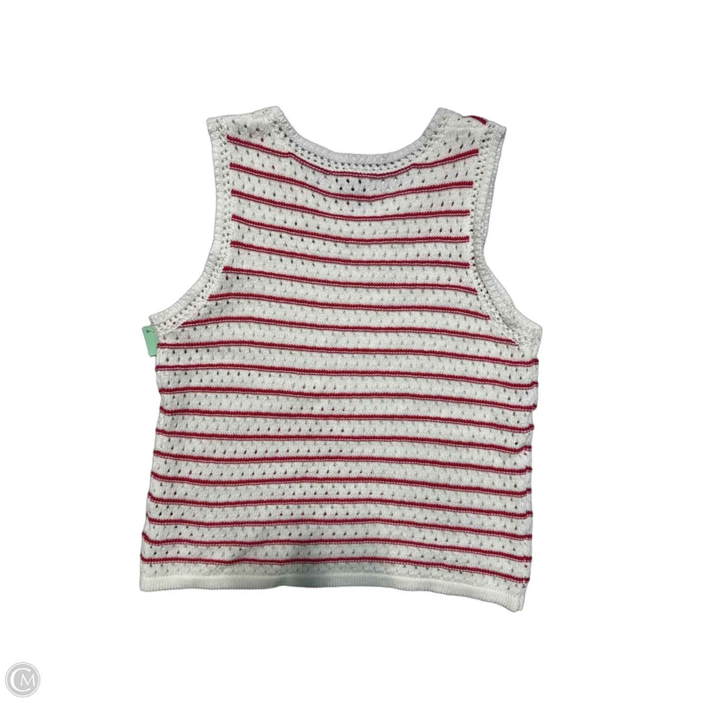 Tank Top By Cmc In Red & White, Size: L