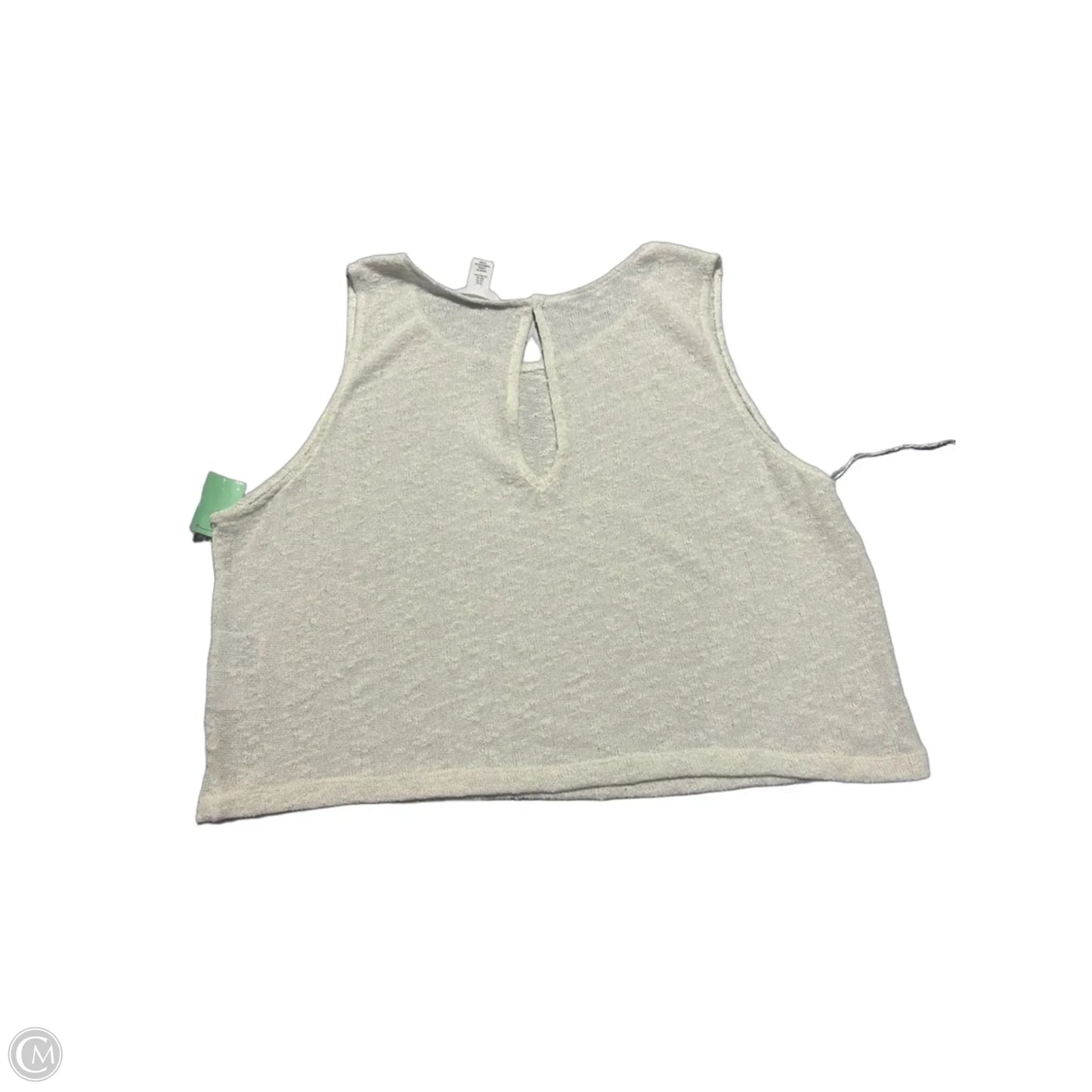 Tank Top By H&m In Cream, Size: Xl