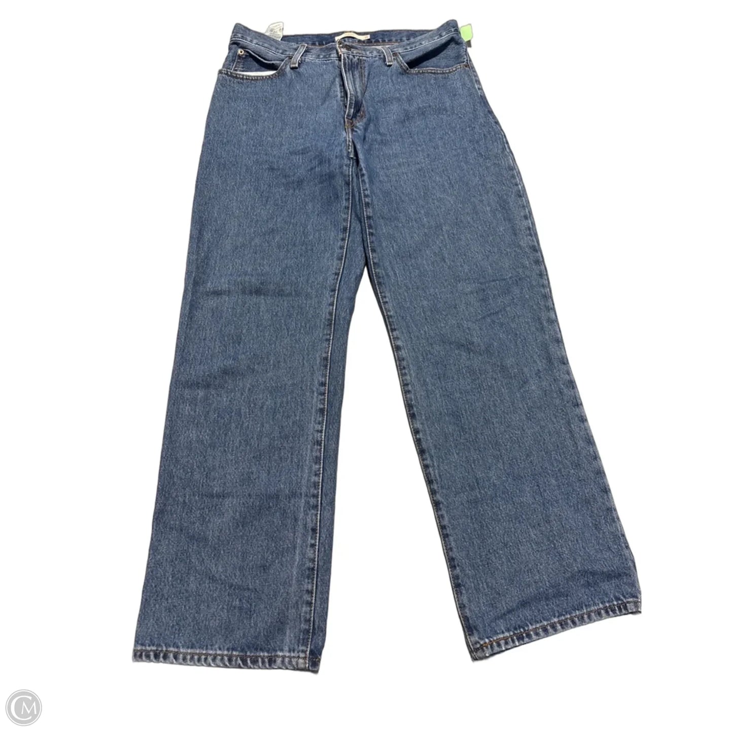 Jeans Straight By Levis In Blue Denim, Size: 8