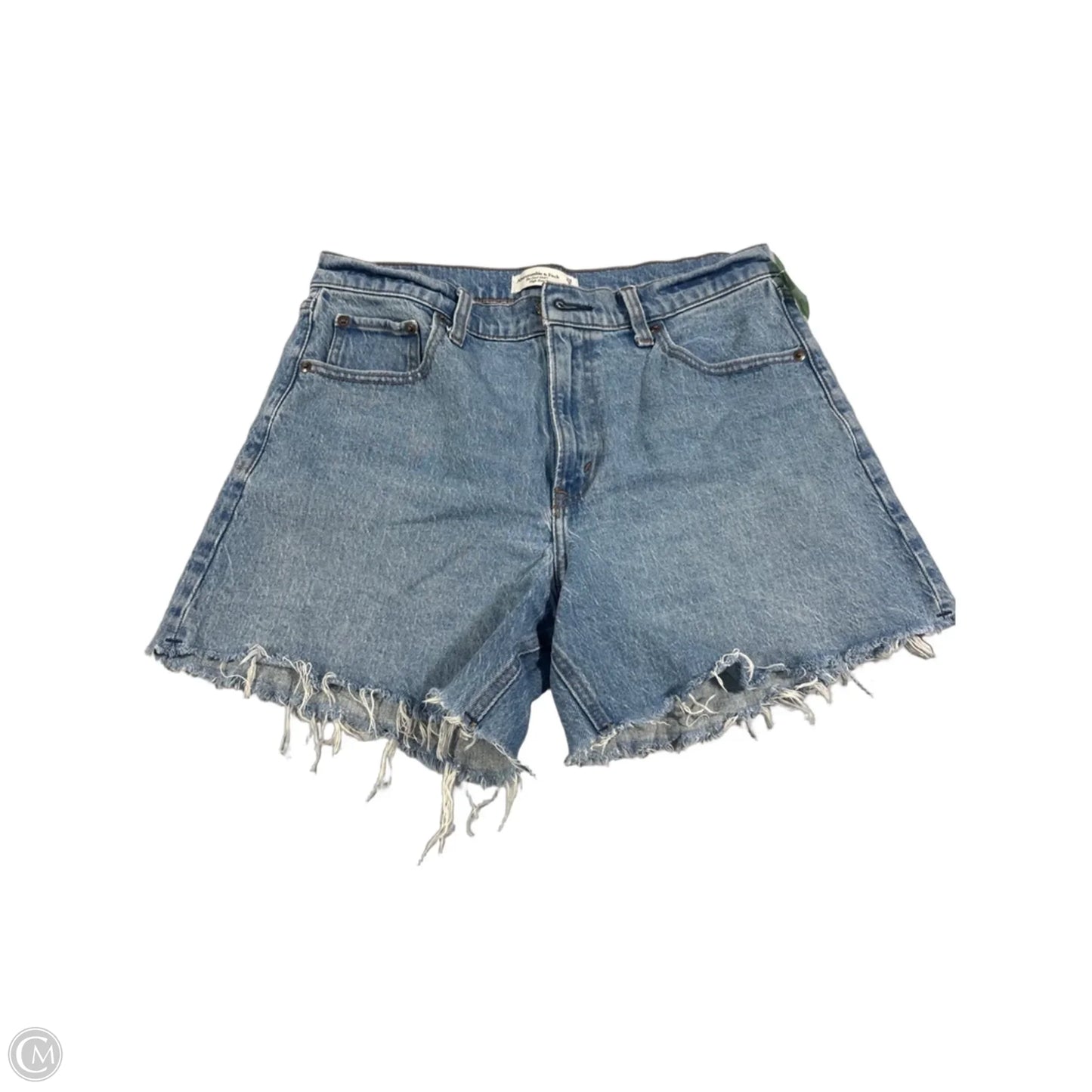 Shorts By Abercrombie And Fitch In Blue Denim, Size: 8
