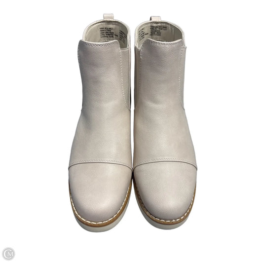 Boots Ankle Flats By Sonoma In Cream, Size: 8.5