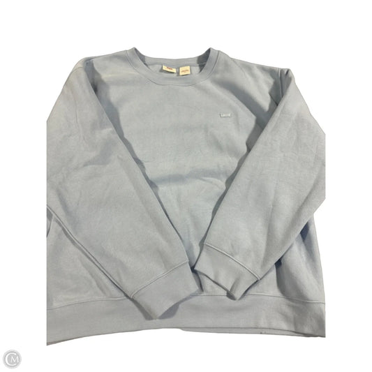 Sweatshirt Crewneck By Levis In Blue, Size: L