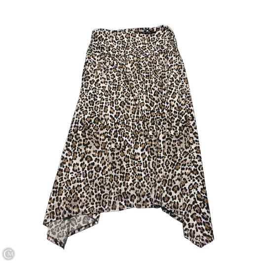 Skirt Midi By Apt 9 In Animal Print, Size: Xxl