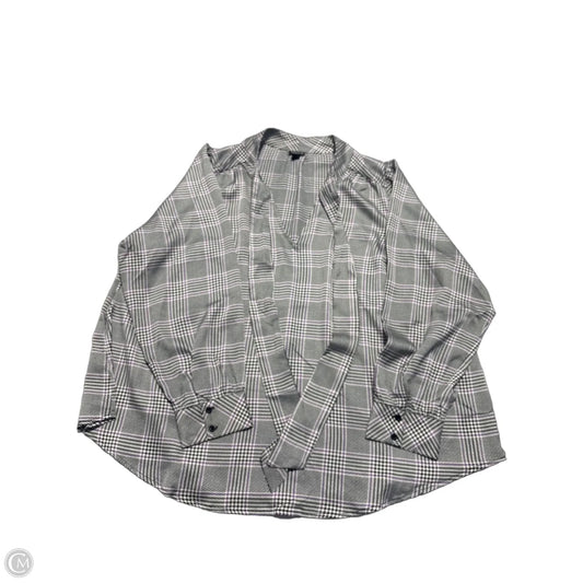 Top Long Sleeve By Torrid In Black & White, Size: 3x