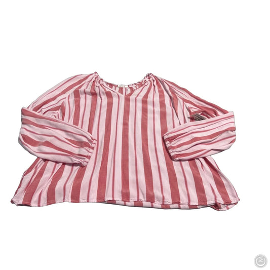 Top Long Sleeve By Gap In Pink, Size: Xxl