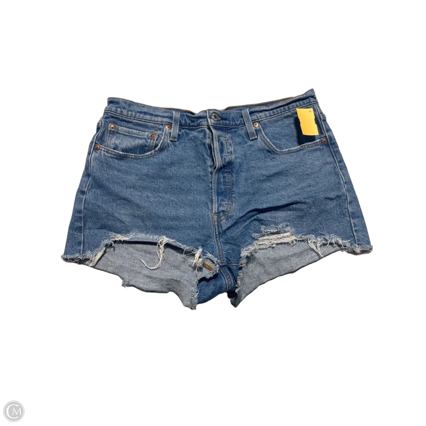 Shorts By Levis In Blue Denim, Size: 16