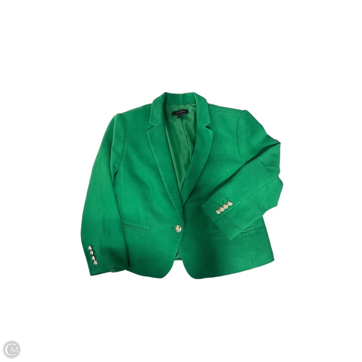 Blazer By Ann Taylor In Green, Size: L