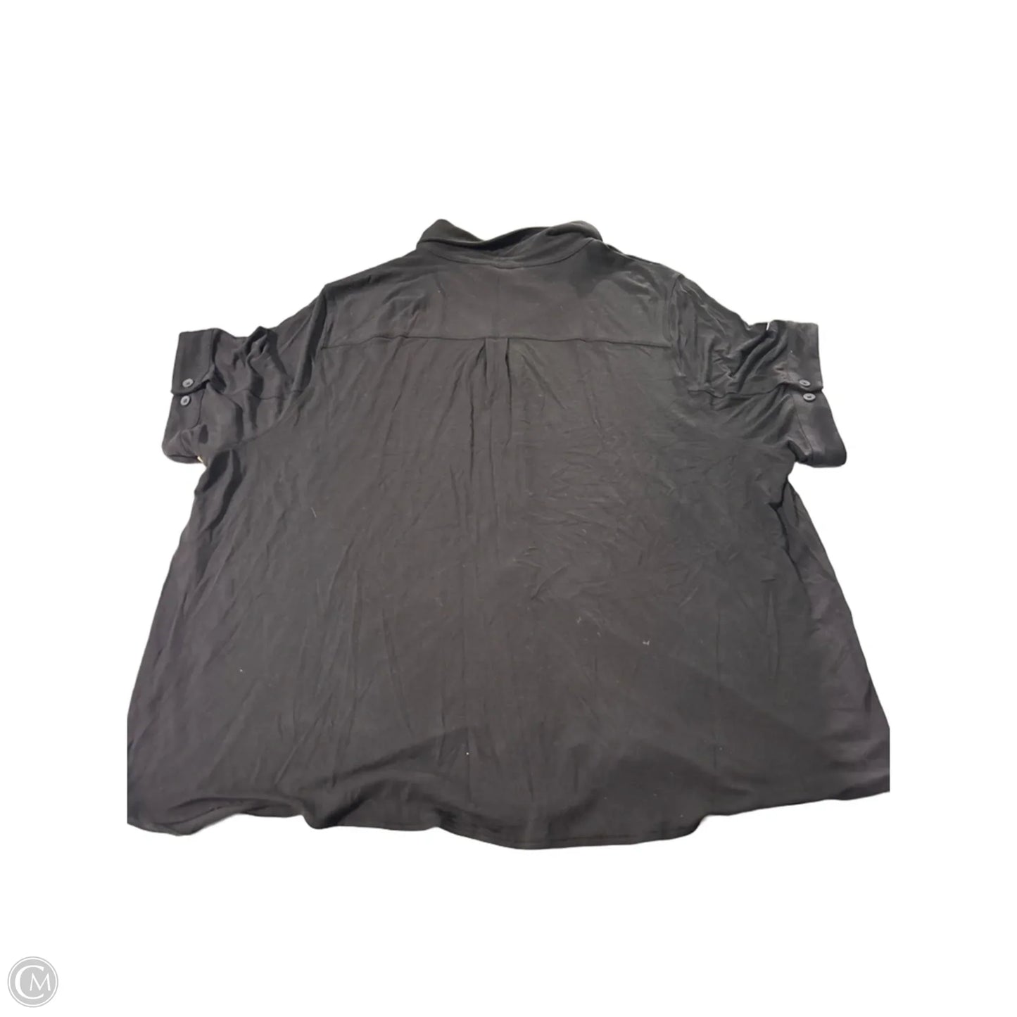 Top Short Sleeve By Universal Standard In Black, Size: 3x