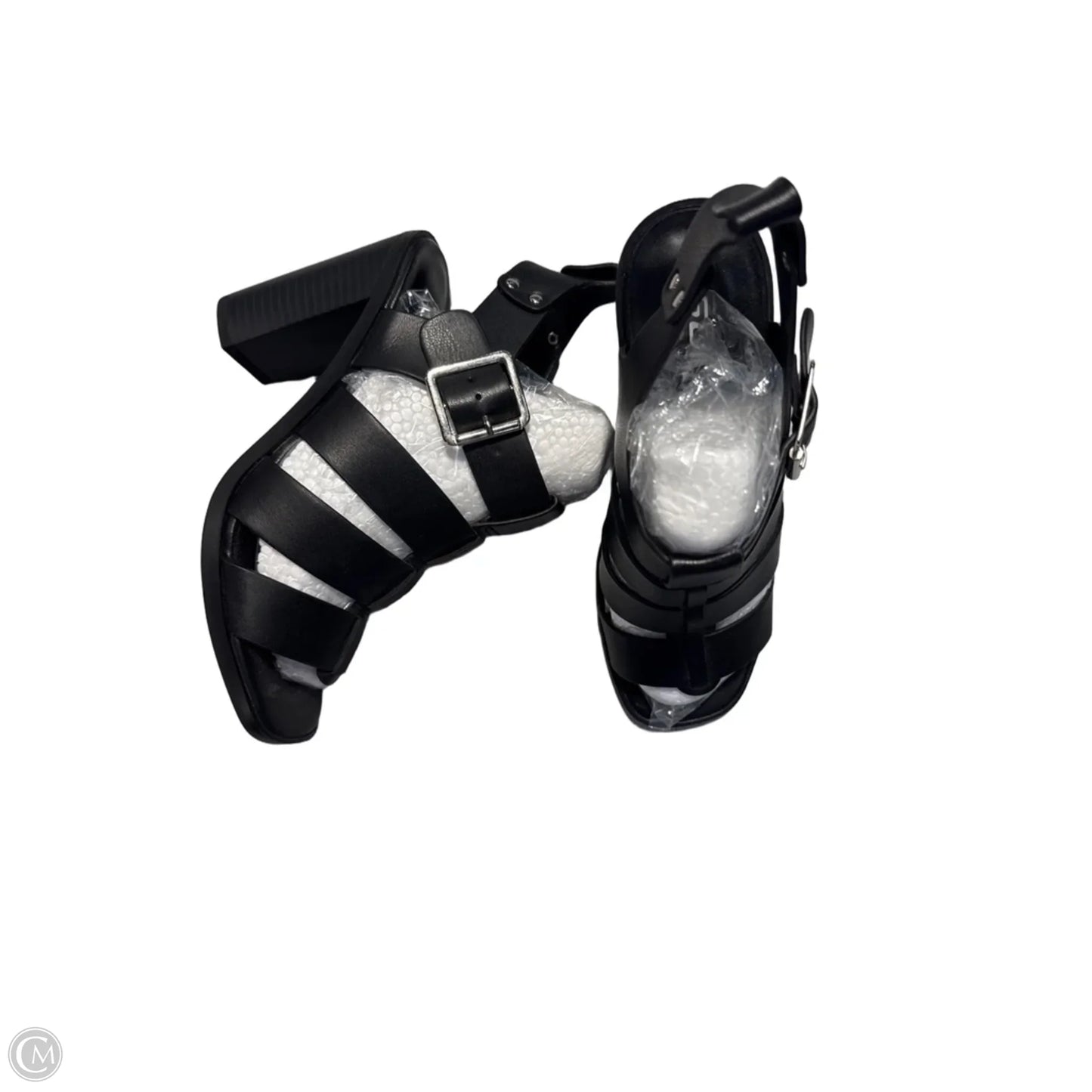 Shoes Heels Block By Soda In Black, Size: 6