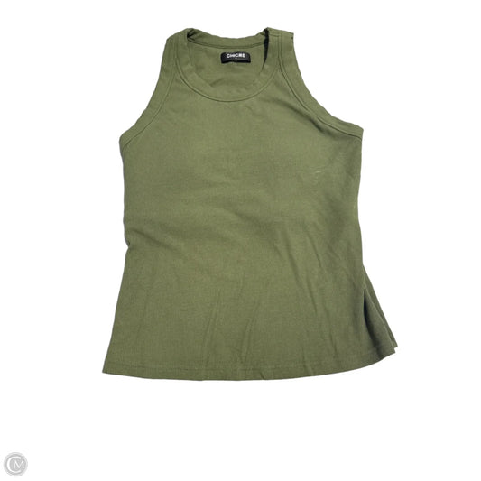 Tank Top By Chicme In Green, Size: L