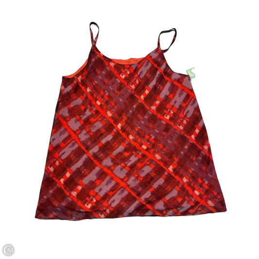 Tank Top By Cabi In Red, Size: L
