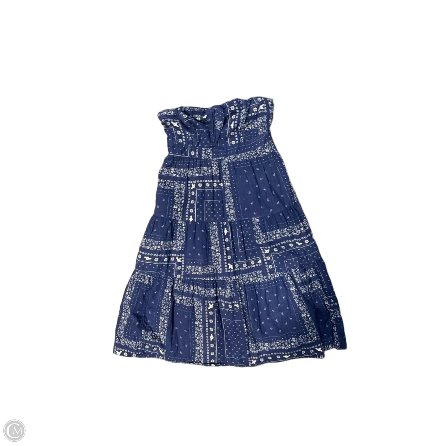 Dress Casual Midi By Universal Thread In Blue, Size: M