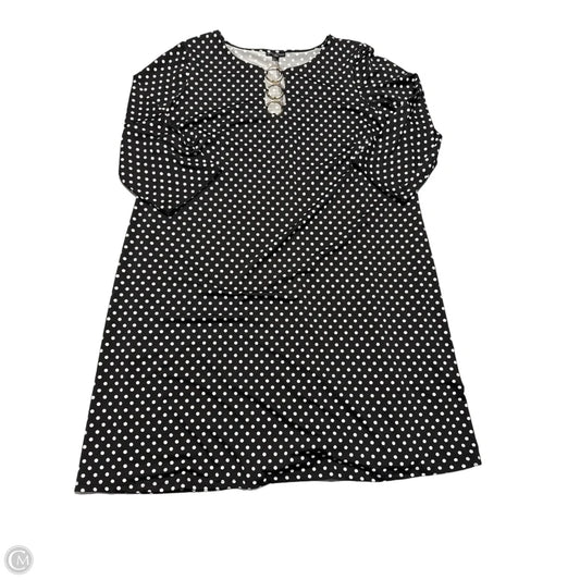 Dress Casual Short By Roz And Ali In Black & White, Size: 2x
