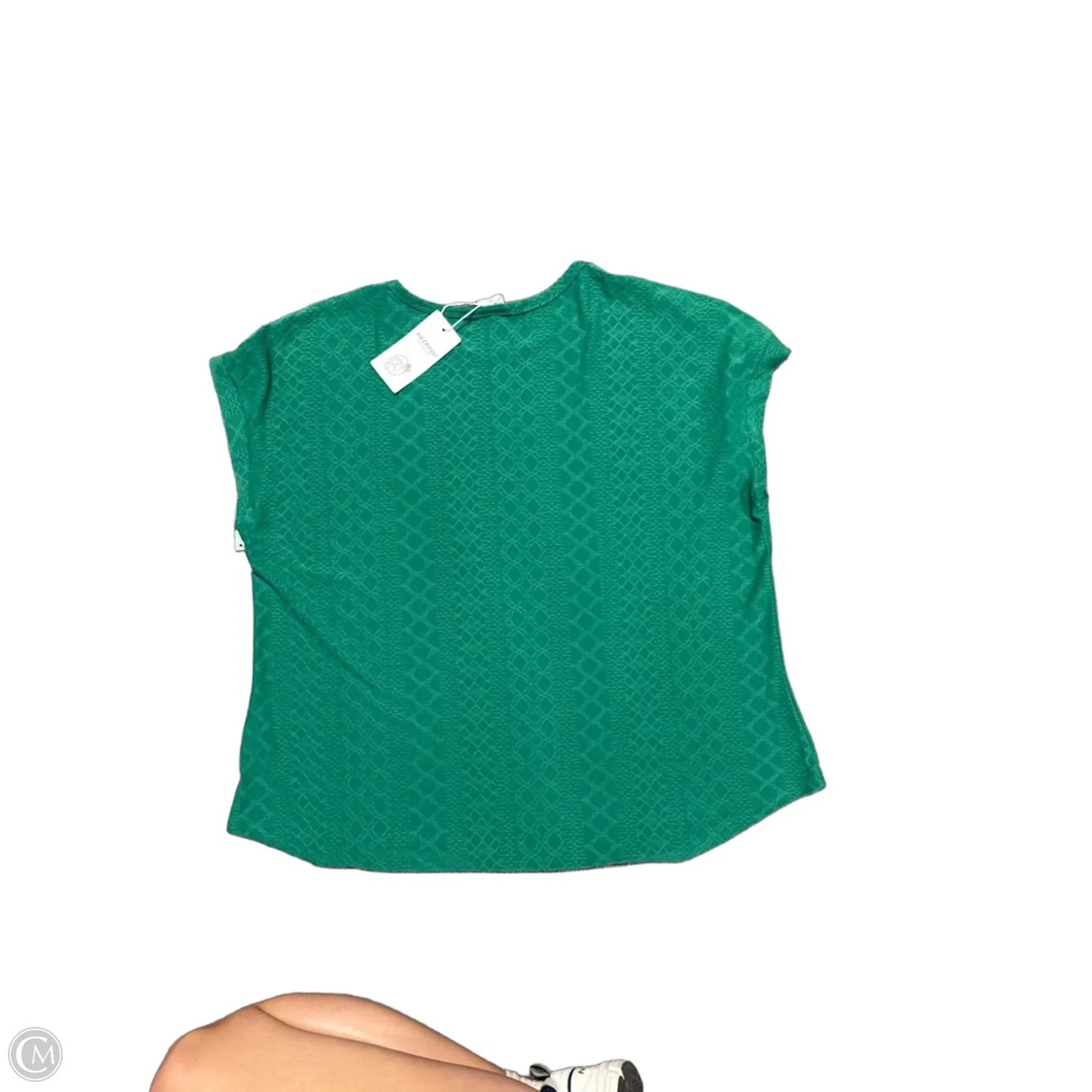 Top Short Sleeve By Cme In Green, Size: Xxl