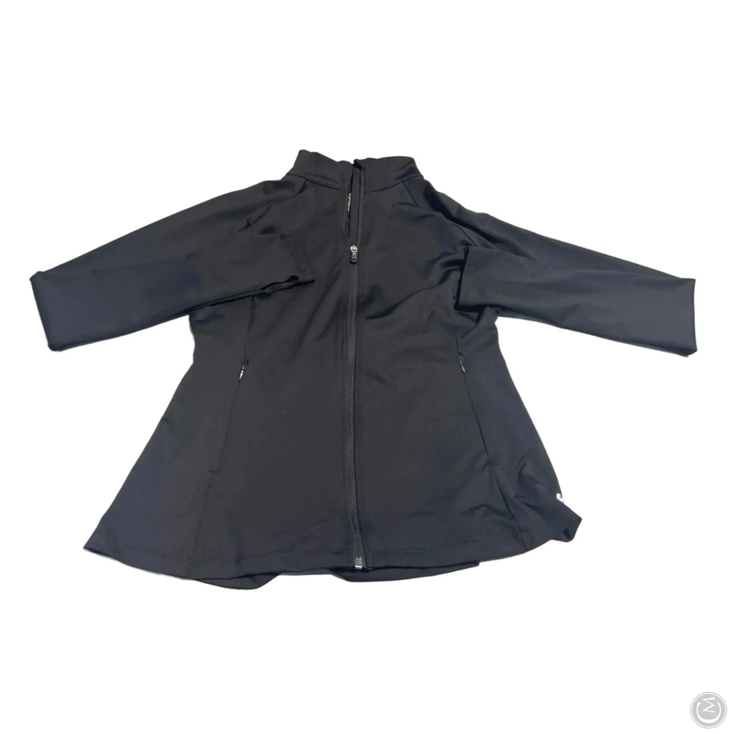 Athletic Jacket By Tek Gear In Black, Size: M