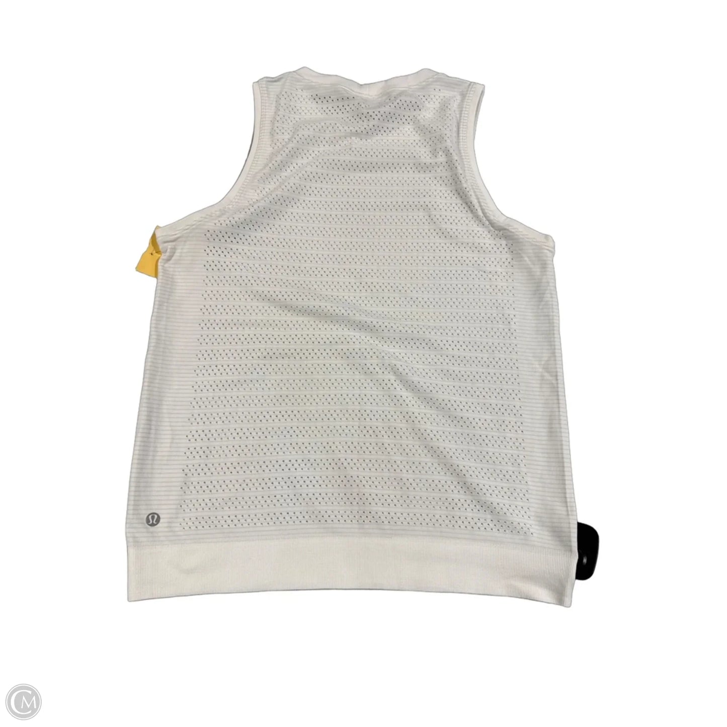 Athletic Tank Top By Lululemon In White, Size: M