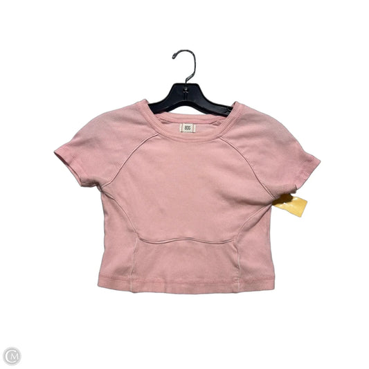 Top Short Sleeve By Bdg In Pink, Size: M