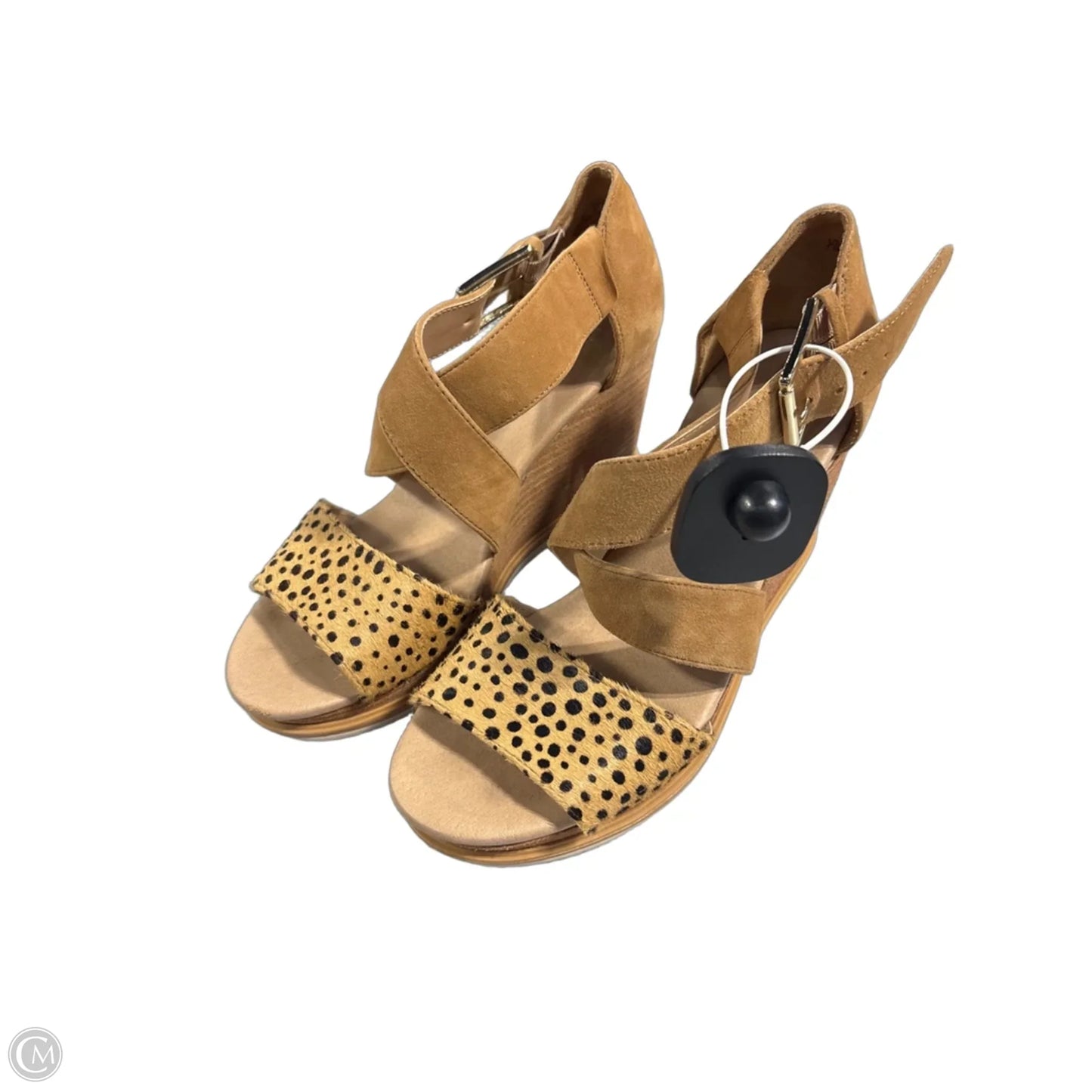Shoes Heels Wedge By Dr Scholls In Tan, Size: 7.5