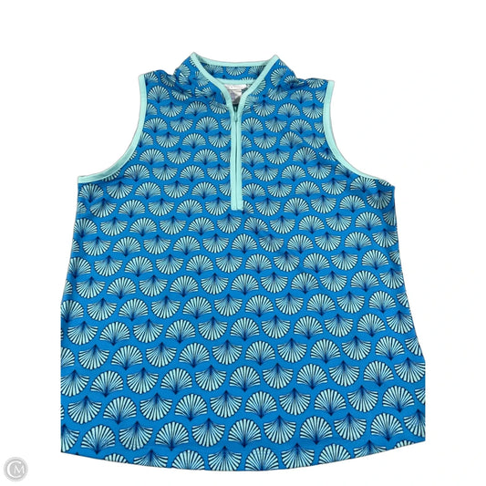 Athletic Tank Top By Sigrid Olsen In Teal, Size: M