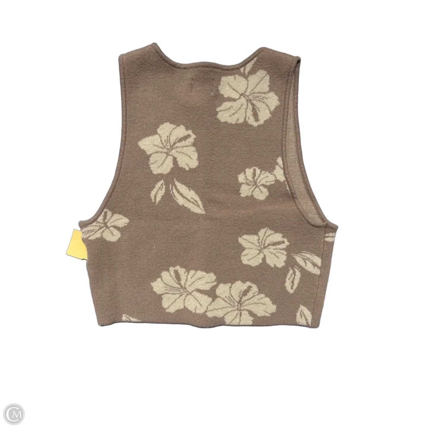 Tank Top By Cmc In Brown, Size: S