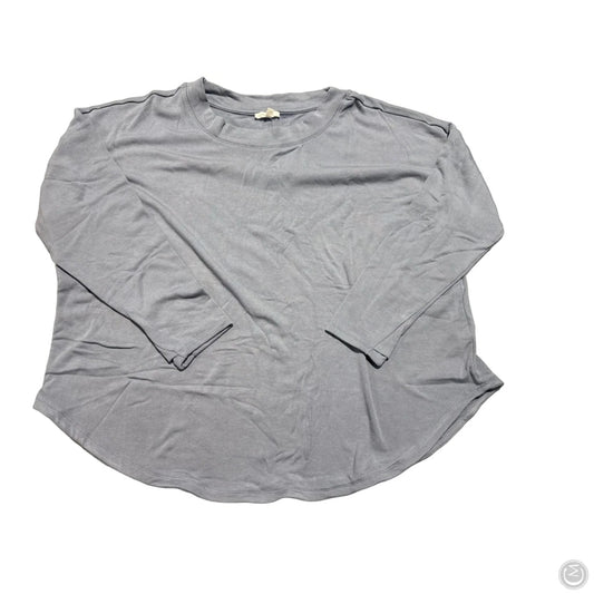 Top Long Sleeve By Maurices In Blue, Size: 2x