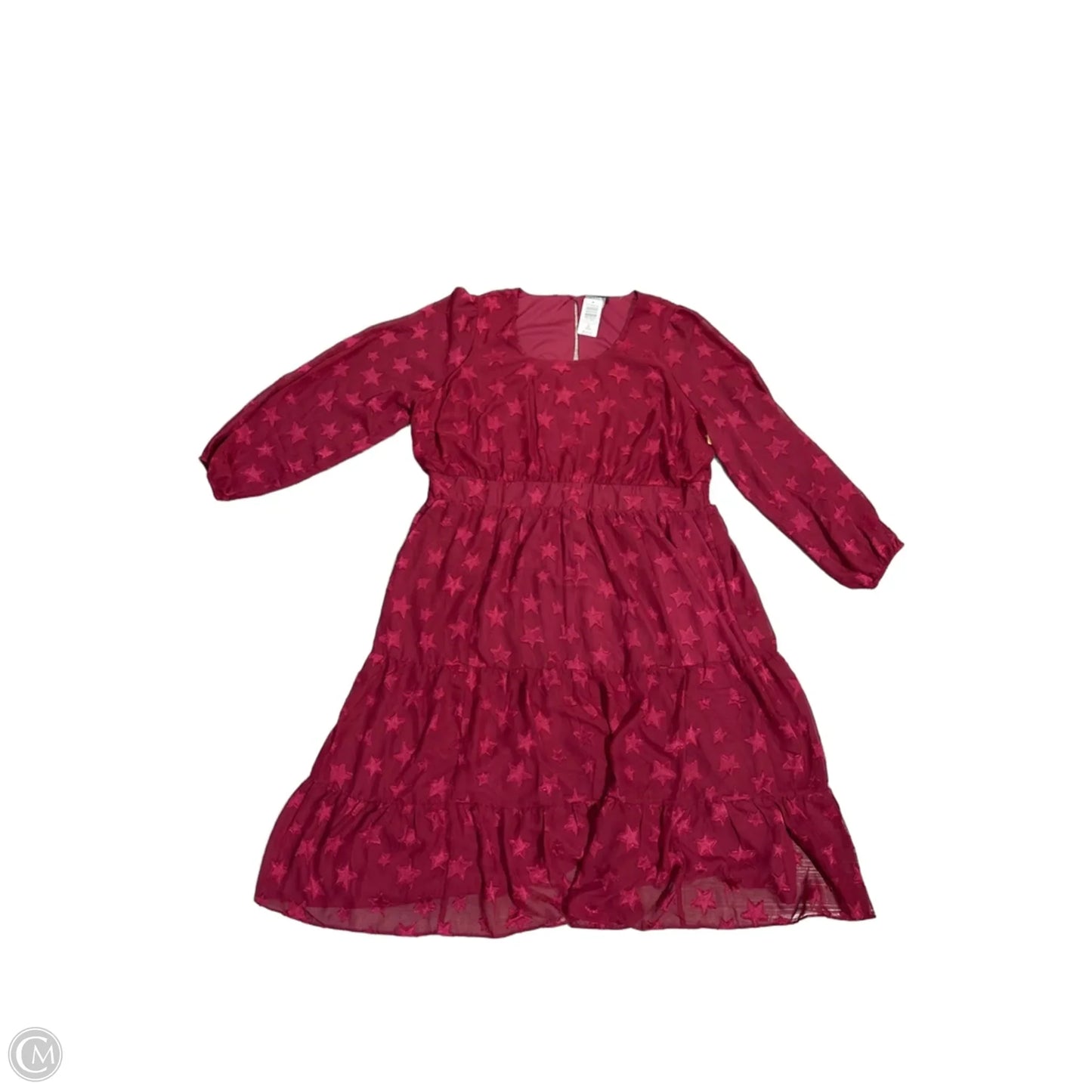Dress Casual Midi By Torrid In Maroon, Size: 2x